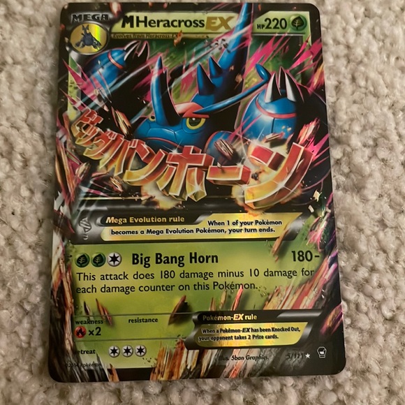Mega Heracross EX 5/111 - Picture 1 of 2